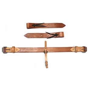 Sangle de cheval respirante et performante, contrôle de l'humidité, construction anatomique en cuir PU et nylon, doublure en coton, ajustement sûr de la selle - Product Image 2