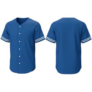 ผู้ผลิตเสื้อเบสบอลแบบมืออาชีพ นำเสนอวัสดุโพลีเอสเตอร์ 100% ระบายอากาศได้ดี แห้งเร็ว สำหรับชุดกีฬาทีม รับผลิตตามแบบ - Product Image 1