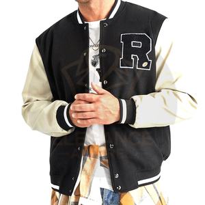Meilleur Fournisseur Conception Unique Date Écusson Brodé Sur Mesure Nouveaux Hommes Véritable Matériel Varsity Vestes D'hiver - Product Image 1