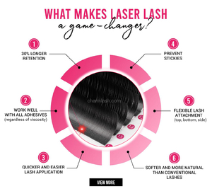 Charmlash Wholesale Eyelash Extensions Lash Trays Silk Volume Lashes Extensions Best Selling Natural Looking Super Silk Fluffy - Product Image 5