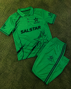 Uniforme de Cricket Verde, Elegante y Transpirable, para Mayor Comodidad, Personalizable al por Mayor, con Logotipo del Patrocinador del Equipo o Club - Product Image 6
