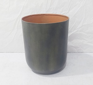 Maceta Moderna de Metal con Acabado Texturizado Rosa, Maceta Decorativa para Interiores y Exteriores, Estilo Jarrón de Hierro para Mesa de Hogar - Product Image 5