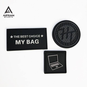 Aifran – Patch en PVC souple 2D/3D personnalisé avec dos auto-agrippant pour casquettes, sacs, vestes – Patch logo en caoutchouc durable – Vente en gros - Product Image 5