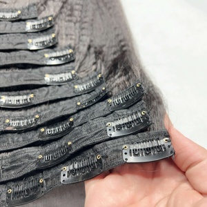 Best Selling Top Quality Vietnamese Natural Virgin <b>Clips</b> In Hair Extensions - Product Image 3