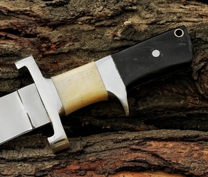 A&M ENTERPRISES Handmade Damascus Steel Hunting <b>Knife</b> <b>Bone</b> and Micarta <b>Handle</b> Industrial Survival Professional Camping <b>knives</b> - Product Image 4
