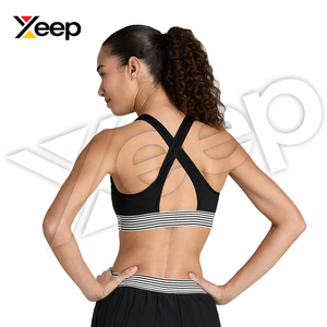 XEEP สปอร์ตบราโยคะคุณภาพสูงสำหรับผู้หญิง รุ่น XC-SB-07 ระบายอากาศได้ดี สายปรับได้ แผ่นรองถอดออกได้ รองรับได้ดี แห้งเร็ว - Product Image 2