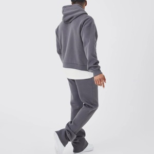 Survêtements de jogging pour homme sur mesure de haute qualité, avec logo personnalisé OEM, 100% coton respirant et léger pour l'entraînement - Product Image 4