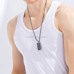 Débardeur de sport de haute qualité, singlet, dos musclé, hommes, salle de sport, logo personnalisé, débardeur - Product Image 3