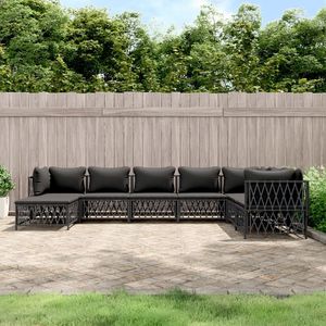 Ensemble de salon de jardin anthracite - Product Image 1