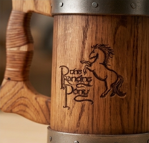 แก้วเบียร์ไม้ทำมือรักษ์โลกพร้อมหูจับ แก้วไม้สลักลายแบบเรียบง่าย ใช้ซ้ำได้ เหมาะสำหรับดื่มและเป็นของขวัญ - Product Image 5