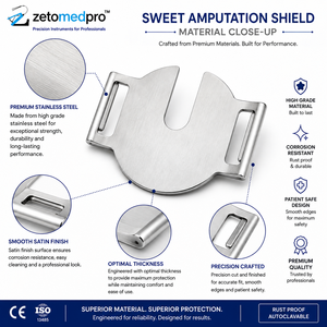 แผ่นป้องกันการผ่าตัดขาแบบ SWEET สำหรับการผ่าตัดขาแบบ Zetomed Pro - Product Image 5