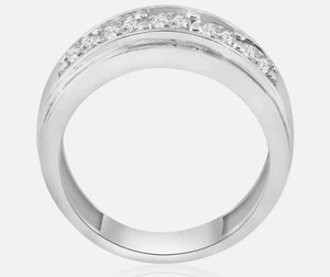 Cut Moissanite Prong Setting <b>Ring</b> <b>925</b> Sterling <b>Silver</b> Rose Gold Luxury Classic Engagement Wedding Anniversary Party Minimalist - Product Image 3