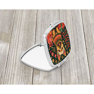 Norwich Terrier Noël Compact Voyage Maquillage Miroir Portable Pliant De Poche Design Cadeau pour Femmes et Filles - Product Image 2