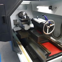 Vente directe usine CK6140 Tour CNC horizontal à banc plat pour le traitement des brides, petit tour CNC pour métaux