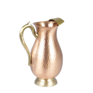 Jarra de Agua de Cobre de Diseño Elegante y Alta Calidad, Diseño Martillado, Aspecto Único, Artículos de Cocina Multiusos, Vajilla - Product Image 3