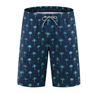 Shorts de bain pour hommes les plus vendus, taille élastique personnalisée, motif uni écologique, pour l'été - Product Image 1