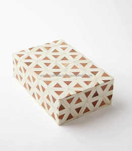 Boîte de rangement artisanale multifonctionnelle en bois de qualité supérieure, motif os et bijoux, style ange, décorative, pour souvenirs, cadeau de Noël - Product Image 6
