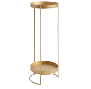 Gold Plated Eco-Friendly Durable Iron Metal Planter <b>Stand</b> Contemporary Design for Garden Home Nursery Direct Sale Flower <b>Pot</b> - Product Image 2
