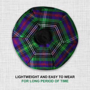 Sombrero Escocés Personalizado Highland Tam o' Shanter con Pompón de Lana, Tartán de Clanes, Gorro de Clanes, OEM ODM - Product Image 6