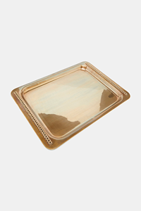 Handcrafted Brass <b>Storage</b> <b>Tray</b> for Professional Interior Decorators and International Luxury <b>Tray</b> For Serving Food And Drinks - Product Image 2