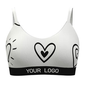 Soutien-gorge de sport personnalisé pour femmes, haute résistance, antichoc, coloré, effet seconde peau, dos ouvert, pour yoga et course à pied, soutien-gorge par sublimation - Product Image 2