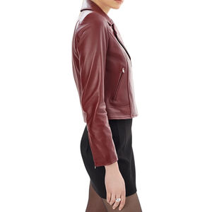Chaqueta de Piel de Oveja para Mujer de Alta Calidad OEM, Acabado de Invierno, Ecológica, de Secado Rápido, Resistente al Viento y Transpirable - Product Image 4