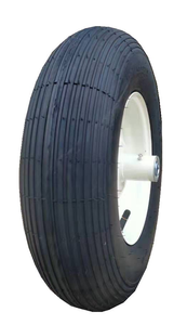 Roue à pneu nervuré 4.00-8 de 16 pouces, fabrication thaïlandaise Caldwell, pour nettoyeur haute pression, pulvérisateur, brouette, chariot, robuste, 4 plis - Product Image 2