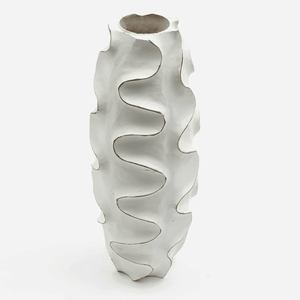 Jarrón de Flores de Madera Sostenible Hecho a Mano, Elegante Pieza Decorativa de 5.5X5.5X15.5, Jarrones de Cerámica y Porcelana - Product Image 3