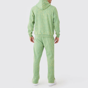 Ensemble de survêtement évasé en coton 100% de haute qualité, délavé à l'acide, avec capuche, grande taille, durable, pour hommes et femmes, vente en gros - GALAXY VIEW INDUSTRY - Product Image 2