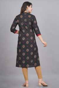 Salwar Kameez pour femmes, en coton à imprimé floral numérique, respirant, écologique, lavable, ODM, vêtements ethniques indiens, pour festivals et occasions décontractées - Product Image 2