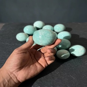 Beautiful Handcrafted Natural Amazonite <b>Sphere</b> Carved Stone <b>Crystal</b> Ball Healing Gift Home Decor Mother's Day - Product Image 1