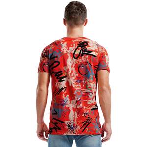 Camiseta de Hombre Oversize con Sublimación, Estilo Moderno, Marca Personalizada, Alta Calidad, Manga Corta, Transpirable, Secado Rápido, 100% Algodón - Product Image 6