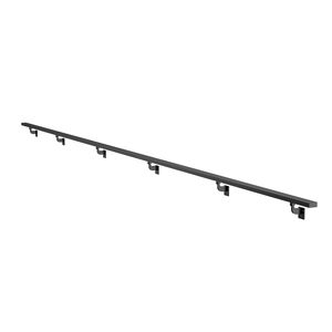 Rampe d'escalier murale en aluminium noir de 4,5 m, capacité de charge de 113 kg, balustrade industrielle intérieure, caractéristique clé pour les composants d'escalier - Product Image 1