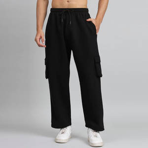 Ensemble de survêtement athleisure moderne, coupe décontractée, style ample, en molleton brossé chaud avec sweat à capuche - Product Image 5