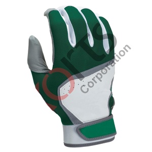 Custom High Quality Adult Left Hand Baseball Softball Batting Gloves with <b>Snap</b> Closure Non-Slip XL/XXL Sizes Durable Leather - Product Image 1