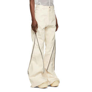 Ropa de Moda para Mujer, Jeans de Cintura Alta con Bolsillos Laterales, Pantalones Cargo de Mezclilla Personalizados para Mujer - Product Image 3