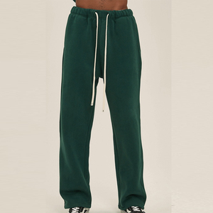 Baggy Sweatpants Casual Straight Oversize Streetwear Pants Men's Fleece-lined Anti-wrinkle Pants & <b>Trousers</b> with Draw Strings - Product Image 2