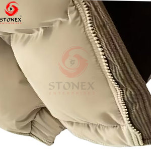 Chaqueta acolchada con cuello alto para hombre, ligera, cálida, aislante, informal, con cremallera, para invierno, para actividades al aire libre. - Product Image 5