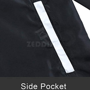 Dernier style de vestes coupe-vent à capuche pour hommes avec logo frontal, écologiques, respirantes, vente en gros, faible MOQ, hiver - Product Image 5