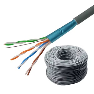 Cable LAN Cat5e FTP para Exteriores, Cubierta <span class=keywords><strong>de</strong></span> PE Antienvejecimiento <span class=keywords><strong>de</strong></span> Cobre Puro, Cable Ethernet Blindado FTP para Cableado <span class=keywords><strong>de</strong></span> Internet en Exteriores - Product Image 3