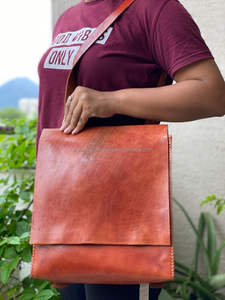 Vintage Horse Leather Stylish Multi Color Backpack Rucksack - Product Image 2