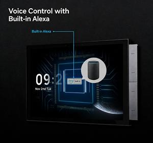 แผงควบคุมอัจฉริยะระบบ Linux หน้าจอสัมผัส 10 นิ้ว ระดับไฮเอนด์ พร้อมระบบ Tuya Home Automation ในตัว รองรับ Alexa และ WiFi ใช้เป็นฮับสวิตช์ควบคุมกลาง - Product Image 3