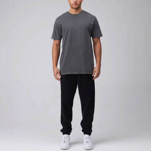 Nouveau T-shirt pour homme surdimensionné en coton 100% de qualité supérieure, personnalisé et lourd - Product Image 3