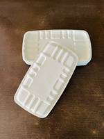 Barquette en Fibres Végétales Compostables 10x6 Pouces – Emballage Durable pour Hôtels et Restaurants, Barquettes Alimentaires Fraîches, Fournitures de Restauration