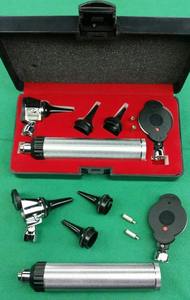 Ensemble de diagnostic vétérinaire ORL : Otoscope, Ophtalmoscope, Instrument de diagnostic nasal et laryngé en acier inoxydable noir – L'instrument chirurgical essentiel - Product Image 6