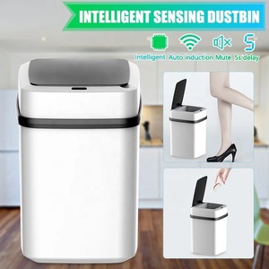 15L Smart <span class=keywords><strong>Poubelle</strong></span> Détection <span class=keywords><strong>Automatique</strong></span> Grande Capacité <span class=keywords><strong>Poubelle</strong></span> avec Genou Tactile Capteur avec 5S Retarder Silencieux - Product Image 2
