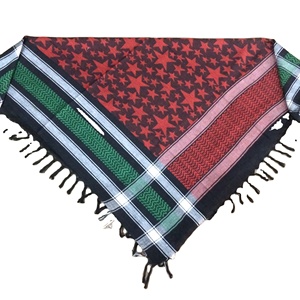 Pañuelo Árabe Shemagh Colorido para Hombre con Borlas, Tela de Lona, Diseño de Moda de Verano de Oriente Medio - Product Image 6