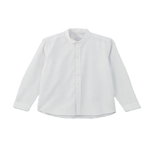 Wholesale <b>mens</b> slim fit formal <b>shirts</b> breathable cotton polyester dobby fabric buxe white button down collar OEM private label - Product Image 1