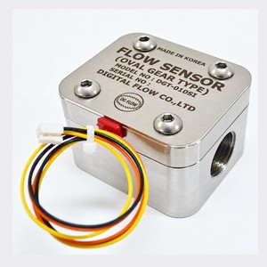 Débitmètre à engrenages ovales DIGITAL FLOW DGT-010SI, capteur de débit à engrenages ovales, acier inoxydable 316L, filetage interne PT 1/2 - Product Image 6