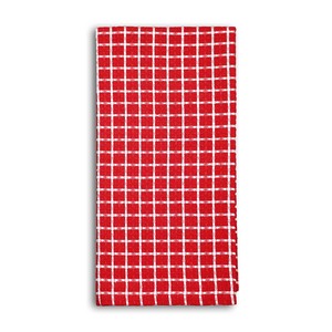 Serviette de cuisine personnalisée, élégante, en coton, à motif à carreaux, avec tissage gaufré, au prix d'usine, fabricants indiens. - Product Image 2
